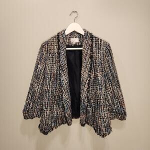 Alberto Makali Blazer Classic Retro MultiColor Tweed Office Casual - Size L